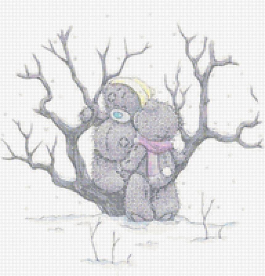 Мишка тедди зима - мишка тедди, медведь, мишки - предпросмотр