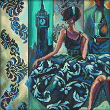 Схема вышивки «цыганка»