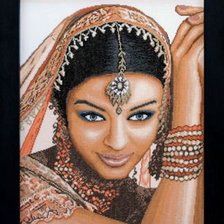 Схема вышивки «индиянка»