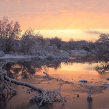 Схема вышивки «Закат»