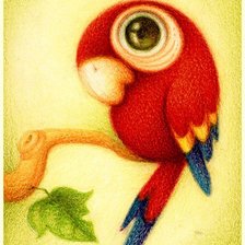 Схема вышивки «Зверик 2»