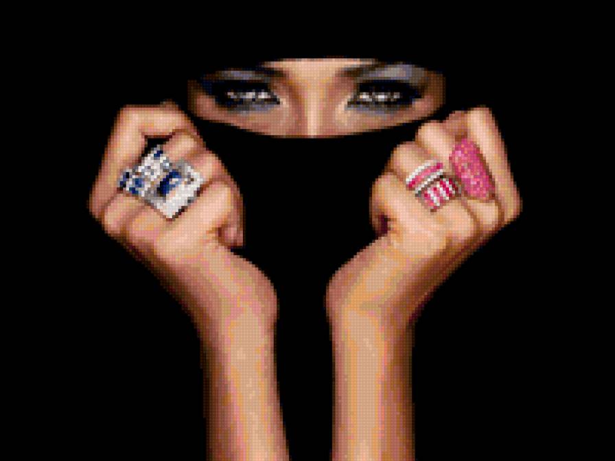 Восточная девушка - взгляд, девушка, восток - предпросмотр