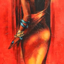 Схема вышивки «девушка»