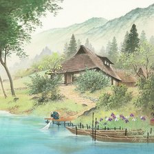 Схема вышивки «Серия "Пейзажи"»