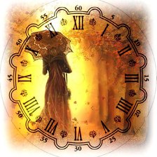 Схема вышивки «часы»