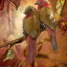 Схема вышивки «birds»