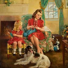 Схема вышивки «серия "мамы"»