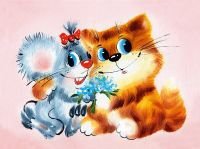 Схема вышивки «Друзья»