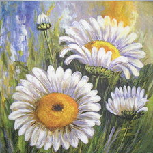 Схема вышивки «Ромашковый сезон»