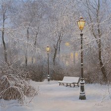 Схема вышивки «Зимняя сказка»