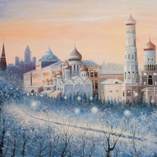 Схема вышивки «зима»