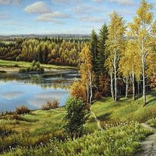 Схема вышивки «Ранняя осень»