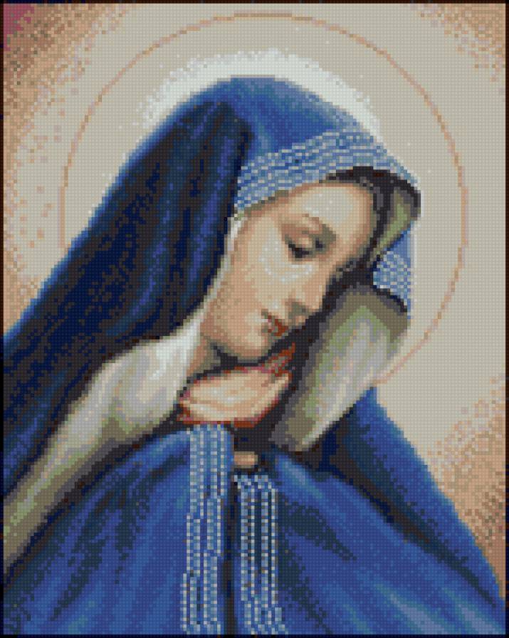 Мадонна Долороза - люди, живопись.иконы, девушки - предпросмотр