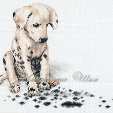 Схема вышивки «Далматинец»