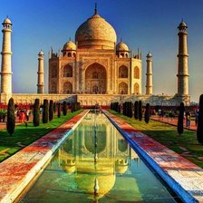 Схема вышивки «Тадж Махал»