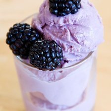 Схема вышивки «Серия "Кухня" Мороженое с ежевикой»