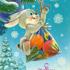 Схема вышивки «ретро открытка»