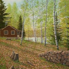 Схема вышивки «Осень»