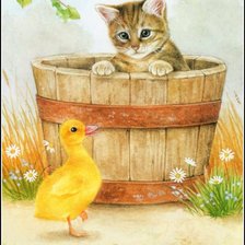 Схема вышивки «Прятки»