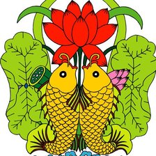 Схема вышивки «сюжет для подушки»