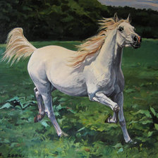 Бегущая лошадка