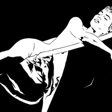 Схема вышивки «девушка»