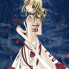 Схема вышивки «девушка»