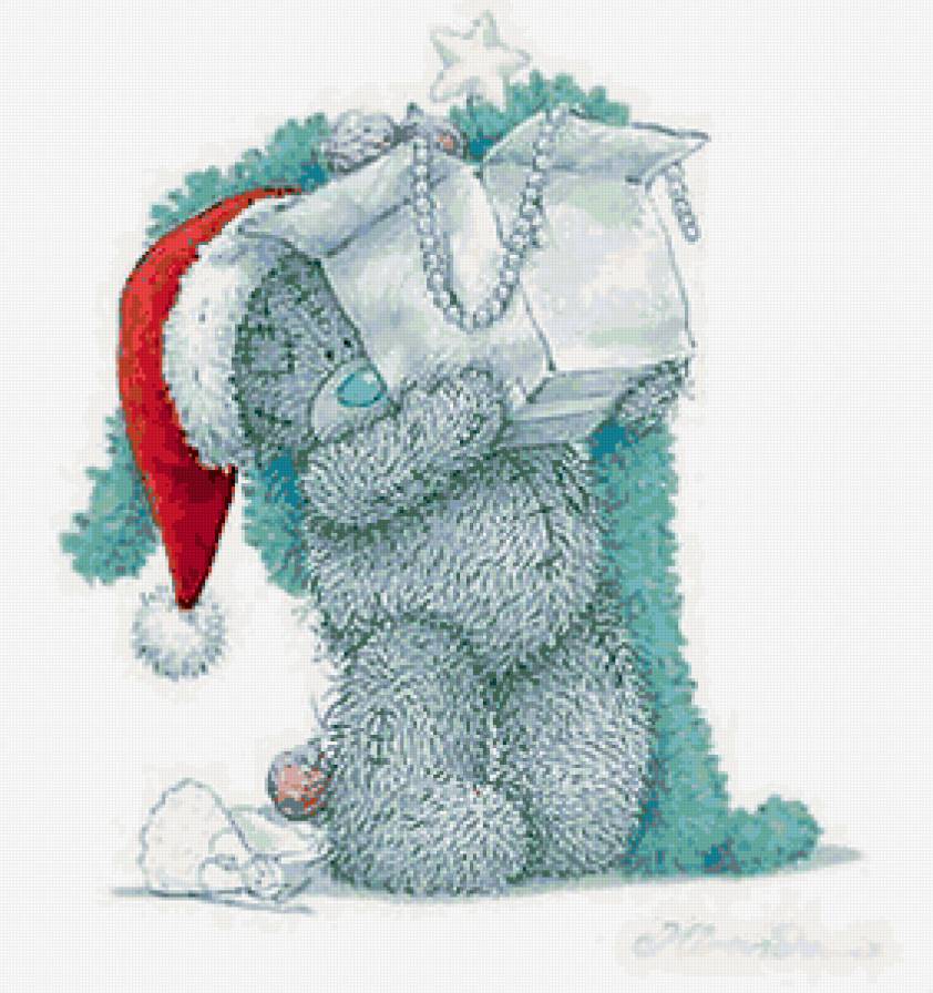 Мишка-Тедди с украшениями на елочку - детское, мишка тедди, украшения - предпросмотр