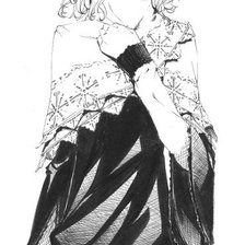 Схема вышивки «девушка»