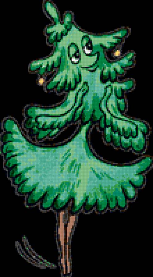 Елка - скромная елочка, живая елочка, ель - предпросмотр