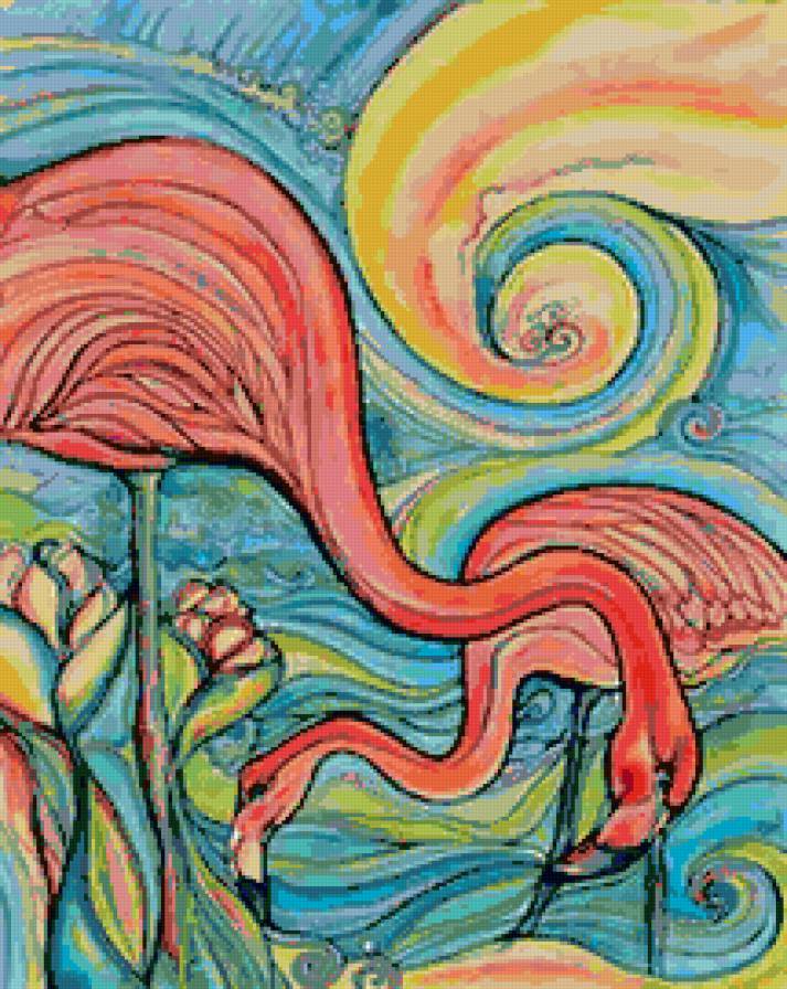 фламинго - предпросмотр