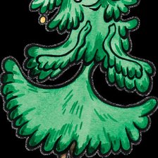 Схема вышивки «Елка»