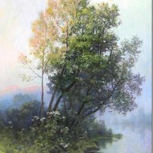 Схема вышивки «там где клен шумит»