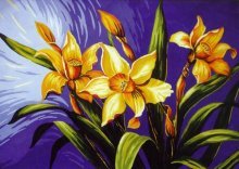 Схема вышивки «Нарциссы»