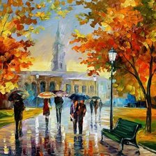 Схема вышивки «осень»