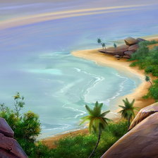 Схема вышивки «Атолл»