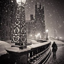 Схема вышивки «Зимняя ночь»