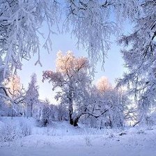 Схема вышивки «зима»