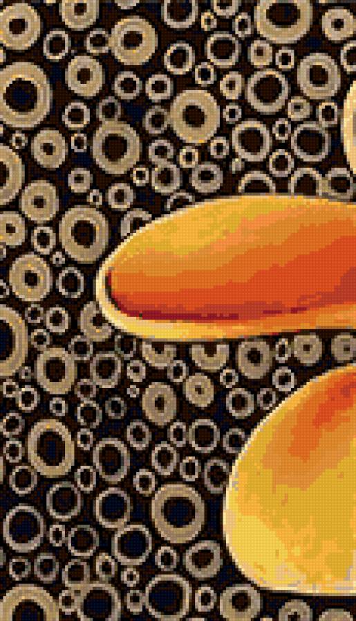 Желтые цветы лч - триптих, цветы - предпросмотр