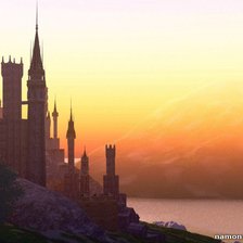 Схема вышивки «замок»