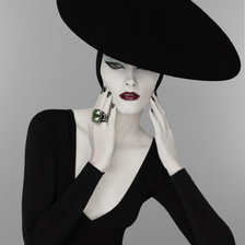 Схема вышивки «melnā»