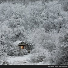 Схема вышивки «Зима»