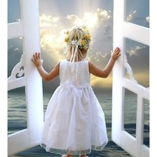 Схема вышивки «Девочка»