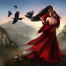 Схема вышивки «Пара»