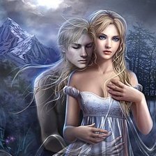 Схема вышивки «Призрачные объятия»