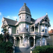 Схема вышивки «особняк»