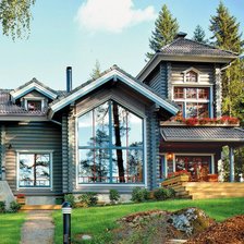 Схема вышивки «домик»