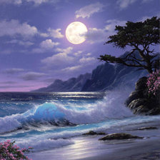 Схема вышивки «ночь»