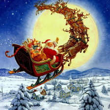 Схема вышивки «новогодняя сказка»