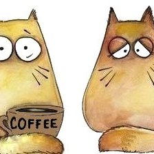 Схема вышивки «коты 1»